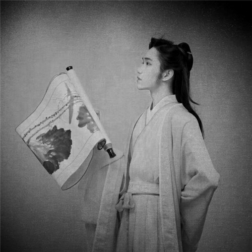 黑白古风男生头像(图59)