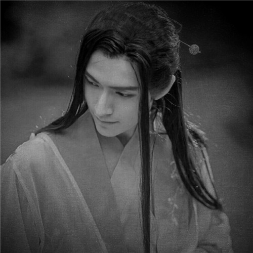 黑白古风男生头像(图37)