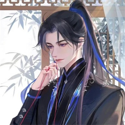 最新款古风漫画男头像(图37)