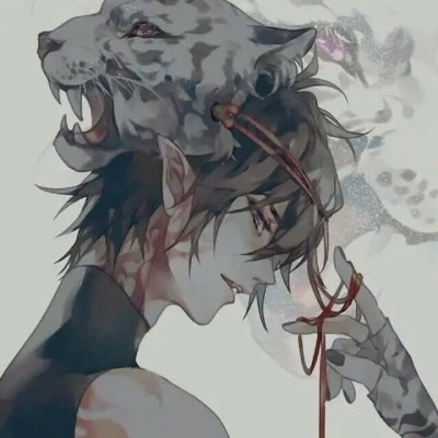最新款古风漫画男头像(图47)