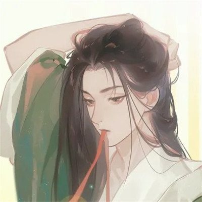 最新款古风漫画男头像(图38)