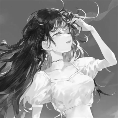 高质量黑白漫画女头(图50)