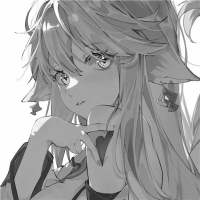 高质量黑白漫画女头(图98)