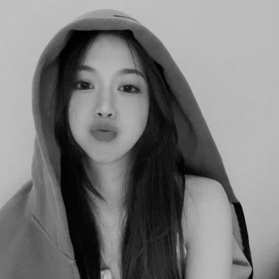 黑白系高清女真人头像(图48)