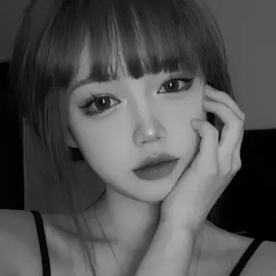 黑白系高清女真人头像(图55)
