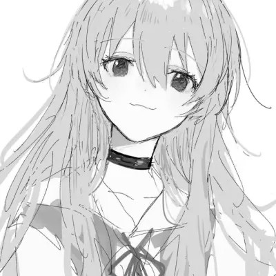 高质量黑白漫画女头(图58)