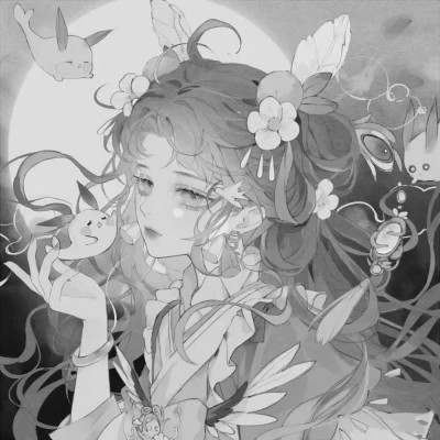 高质量黑白漫画女头(图44)