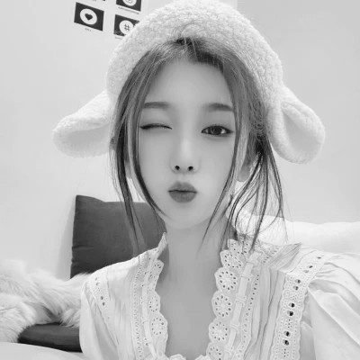 黑白系高清女真人头像(图15)