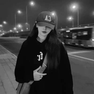 黑白系高清女真人头像(图6)