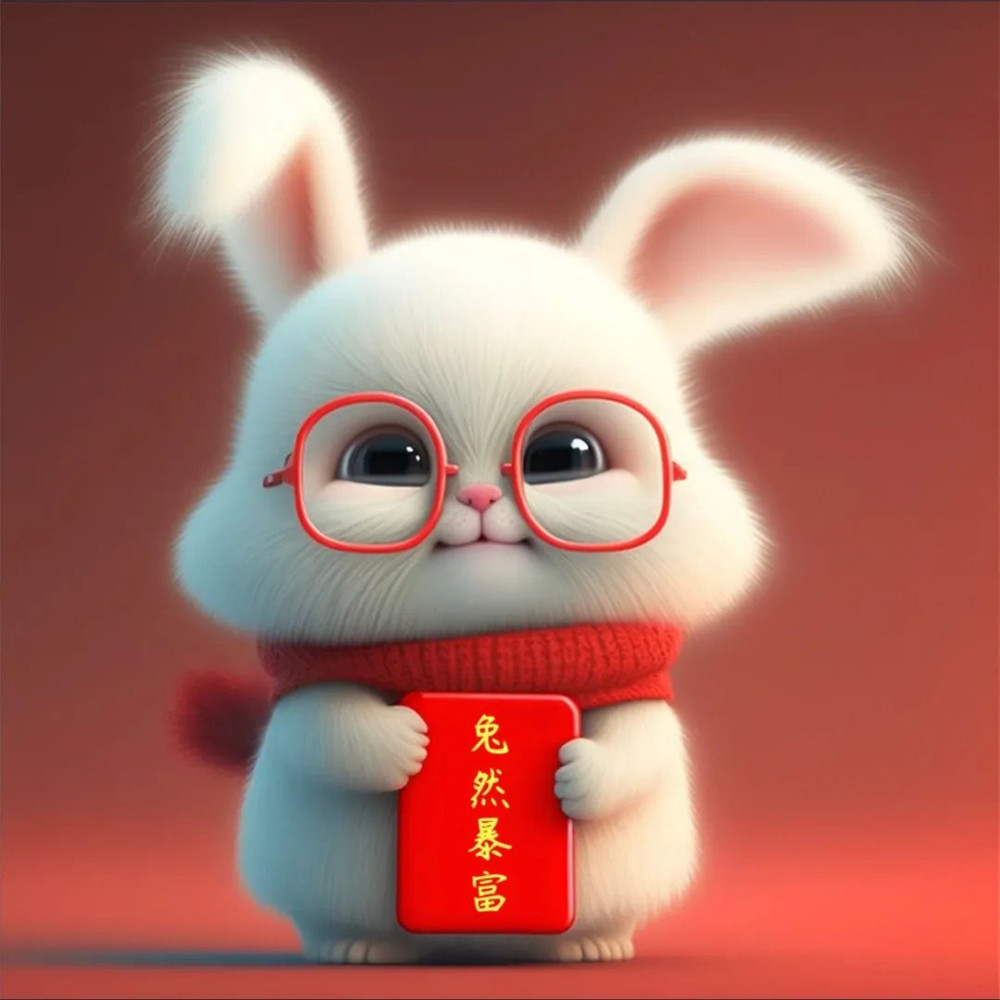 最火兔年可爱高清头像图片(图19)