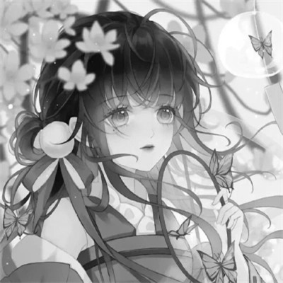 高质量黑白漫画女头(图48)