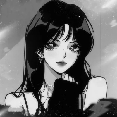 高质量黑白漫画女头(图70)