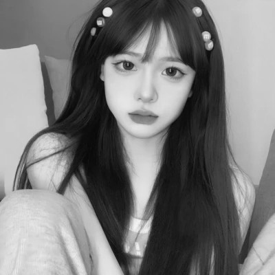 黑白系高清女真人头像(图19)