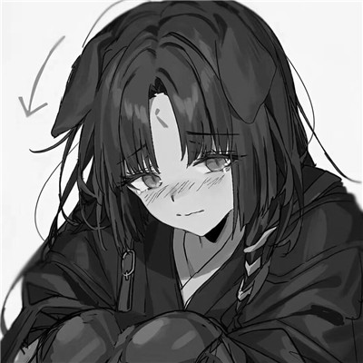 高质量黑白漫画女头(图88)