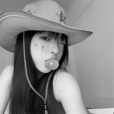 微信女生高清黑白真人头像图片(图111)