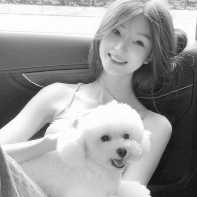 唯美黑白女生头像图片(图20)