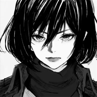 高质量黑白漫画女头(图34)