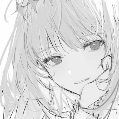高质量黑白漫画女头(图57)