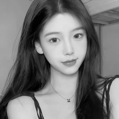 独特高清黑白女生头像(图4)
