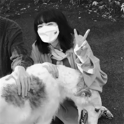情侣头像高级黑白风格(图24)