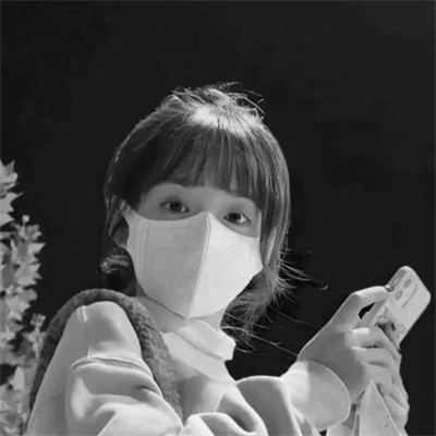 情侣头像高级黑白风格(图35)
