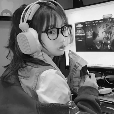 黑白系列情侣头像真人图片(图37)