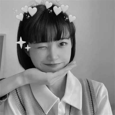 黑白系列情侣头像真人图片(图50)