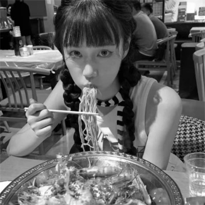 黑白系列情侣头像真人图片(图47)