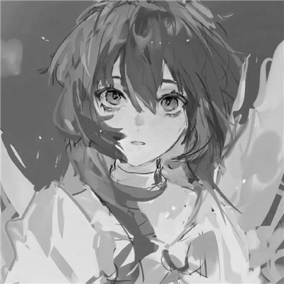 珍藏版黑白女生动漫头像(图92)