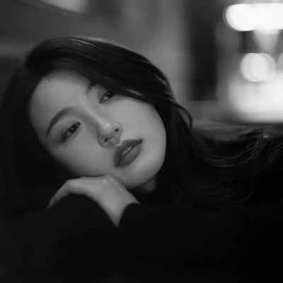 独特的黑白女头像(图54)