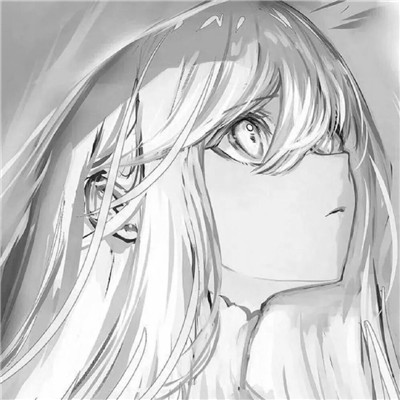 珍藏版黑白女生动漫头像(图100)