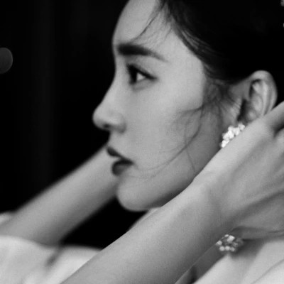 独特的黑白女头像(图93)
