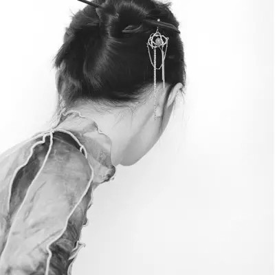 独特的黑白女头像(图59)