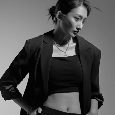 冷酷霸气黑白女头(图67)