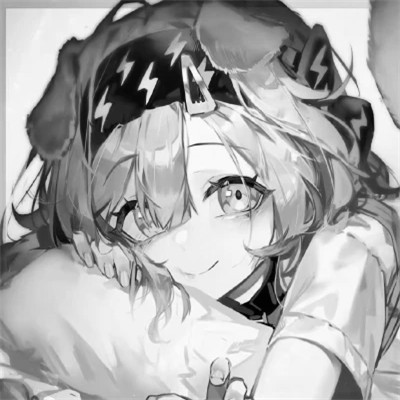 珍藏版黑白女生动漫头像(图72)