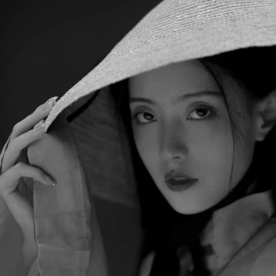 独特的黑白女头像(图84)