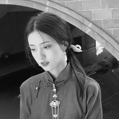 独特的黑白女头像(图85)