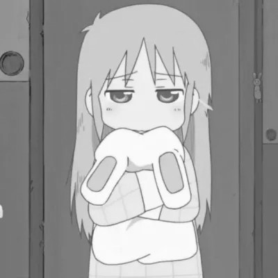 ins风漫画黑白女头(图67)