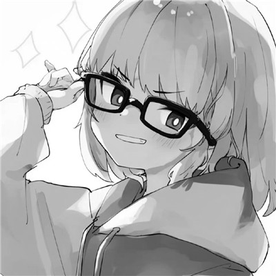 珍藏版黑白女生动漫头像(图93)