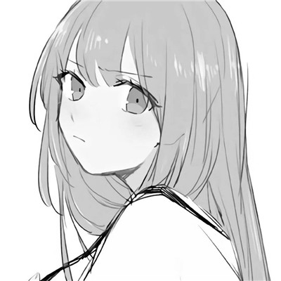 珍藏版黑白女生动漫头像(图101)