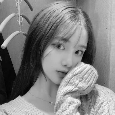 精选高质量黑白温柔女头(图18)