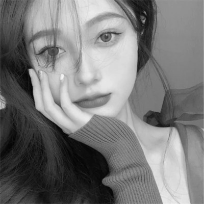 精选高质量黑白温柔女头(图62)