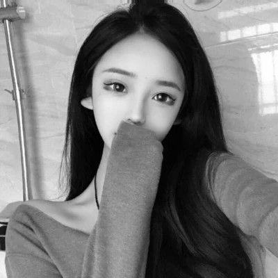 精选高质量黑白温柔女头(图45)