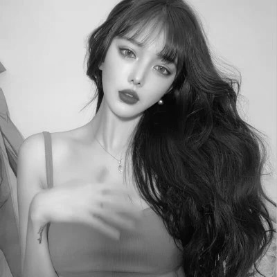 精选高质量黑白温柔女头(图6)