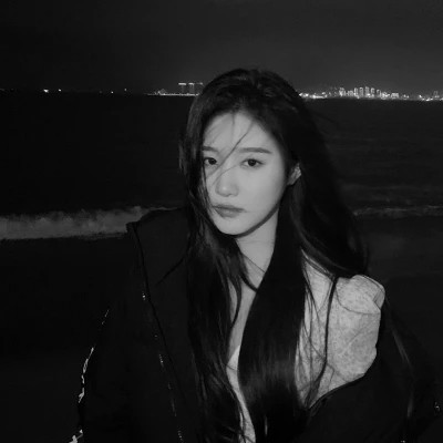 精选高质量黑白温柔女头(图77)