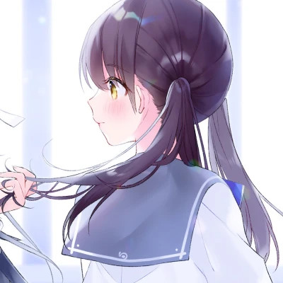 超高质量一对两张动漫闺蜜头像(图76)