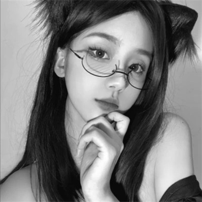 精选高质量黑白温柔女头(图63)