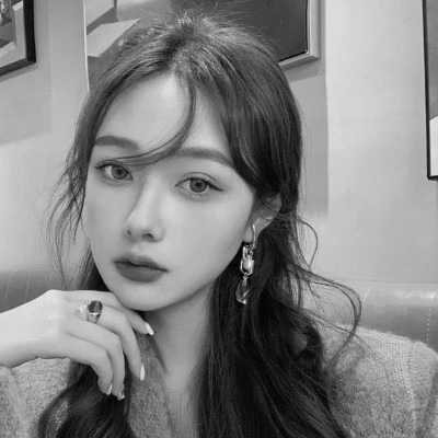 精选高质量黑白温柔女头(图60)