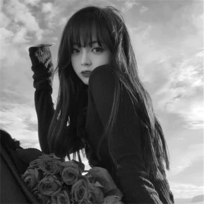 精选高质量黑白温柔女头(图81)