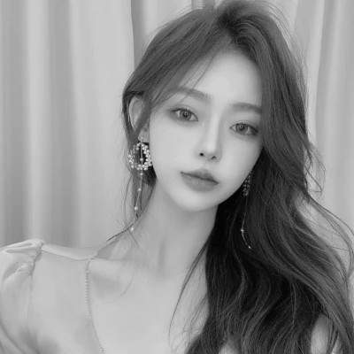 精选高质量黑白温柔女头(图53)